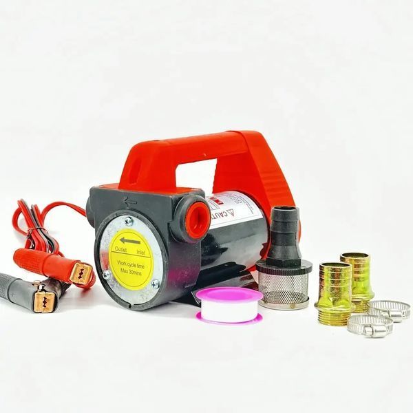 Насос для перекачивания дизельного топлива и масел LEX LXPD12 12V, 80л/мин LXPD12 фото