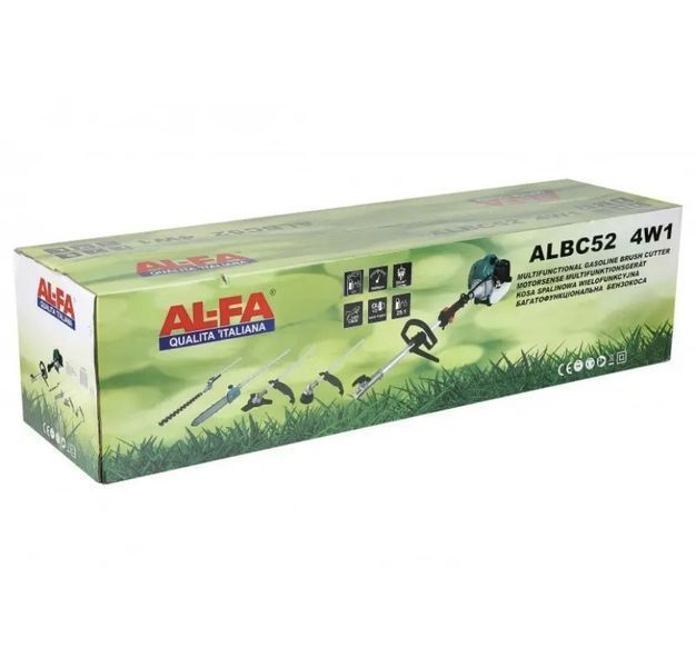 Бензокоса AL-FA ALBC52 52 см3 (4 B 1) кущоріз, висоторіз ALBC52 фото