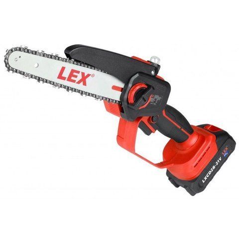 Аккумуляторная цепная пила LEX LXCMCS8-21V + 2 батареи LXCMCS8 фото