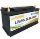Акумулятор FlyPower LiFePO4 /12V/100AH, 1280W*h, 50 А/100 А (літій-залізо-фосфатний акумулятор для ДБЖ (UPS) Fly2045 фото 3