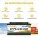 Акумулятор FlyPower LiFePO4 /12V/100AH, 1280W*h, 50 А/100 А (літій-залізо-фосфатний акумулятор для ДБЖ (UPS) Fly2045 фото 4