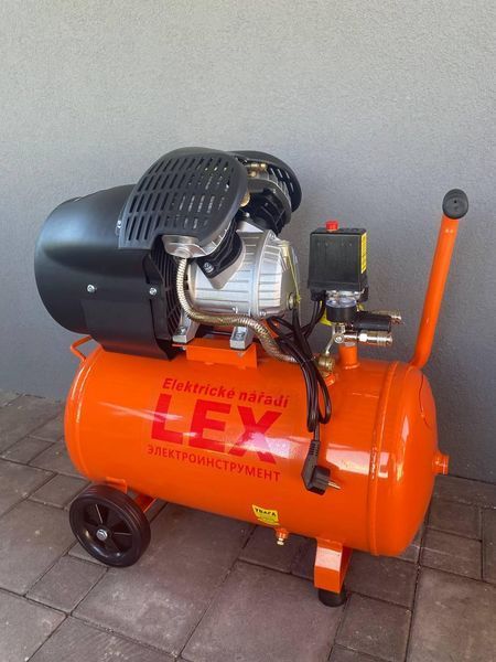 Компресор LEX LXC50V [50 л/3.3 кВт/220В/8 барів/430 л/хв.  2 циліндри] LXC50V фото