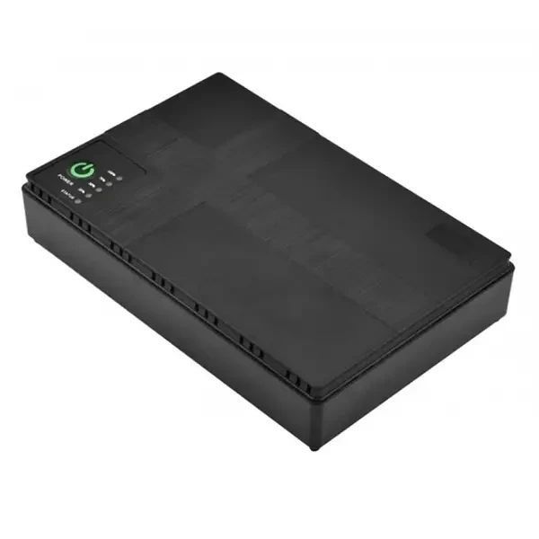 Mini UPS powerbank 10400мАч для роутера, 9V/12V Black PB9/12-10400 фото