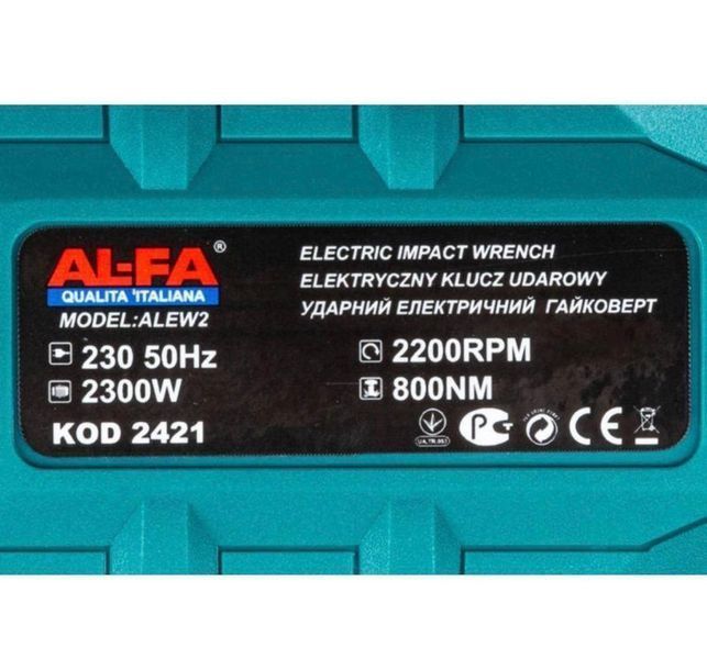 Гайковерт мережевий AL-FA ALEW2 ALEW2 фото