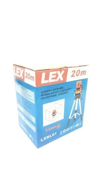 Лазерний рівень нівелір LEX LXNL01 (ЛУЧ 20 м, штатив) LXNL01 фото