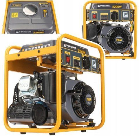 Генератор бензиновый инверторный POWERMAT PM-AGR-2200IM 2200W PM-AGR-2200IM фото