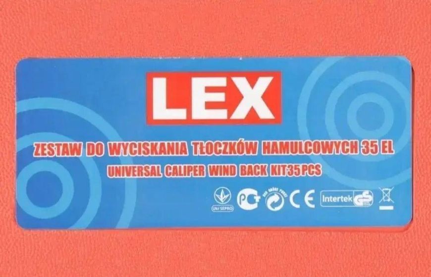 Набор для быстрой замены тормозных колодок LEX LXBPR13P 13шт POLAND LXBPR13P фото