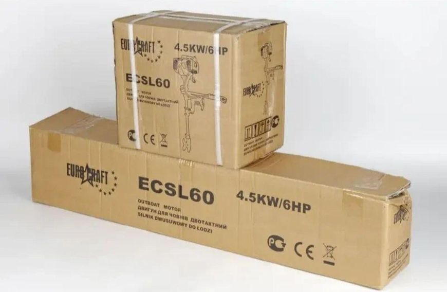 Човенний бензиновий мотор Euro Craft ECSL60 двотактний двигун ДЛЯ ЛОДКИ ECSL60 фото