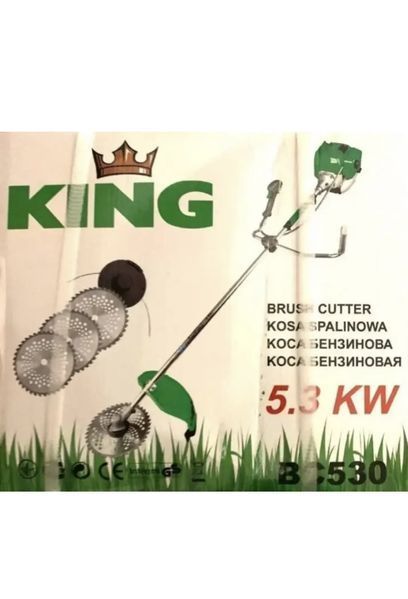 Бензокоса KING BC530 (5,3 кт, потужна) Мотокоса Бензотример Польща BC530 фото