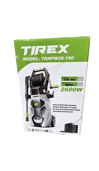 Мийка високого тиску Tirex TRHPW26-190 [190бар 2600 Вт 480 л. TRHPW26-190 фото