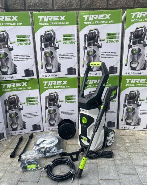 Мийка високого тиску Tirex TRHPW26-190 [190бар 2600 Вт 480 л. TRHPW26-190 фото