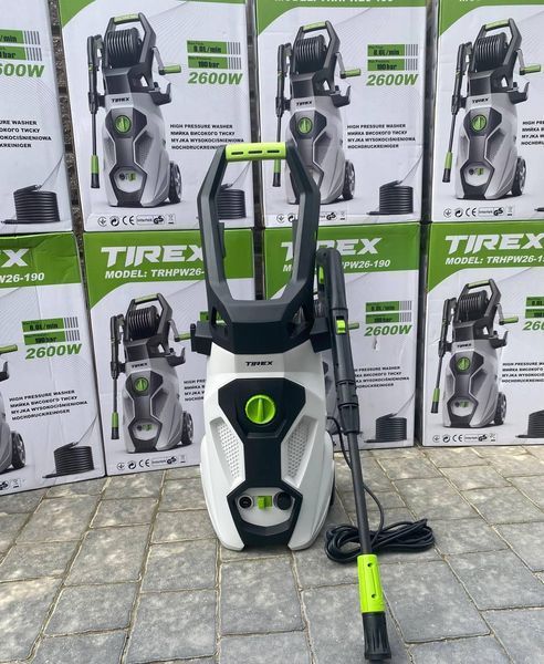 Мийка високого тиску Tirex TRHPW26-190 [190бар 2600 Вт 480 л. TRHPW26-190 фото
