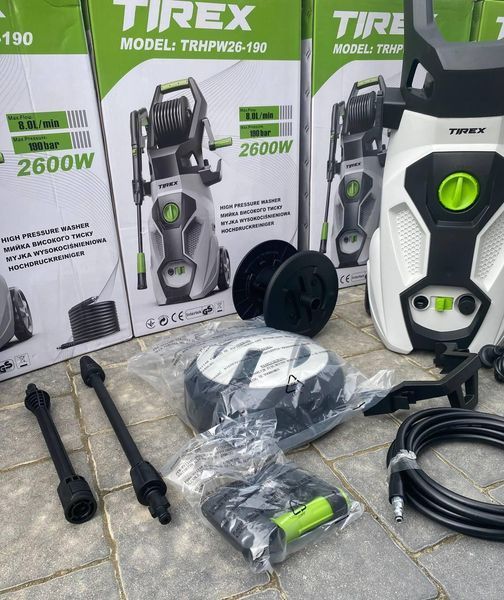 Мийка високого тиску Tirex TRHPW26-190 [190бар 2600 Вт 480 л. TRHPW26-190 фото