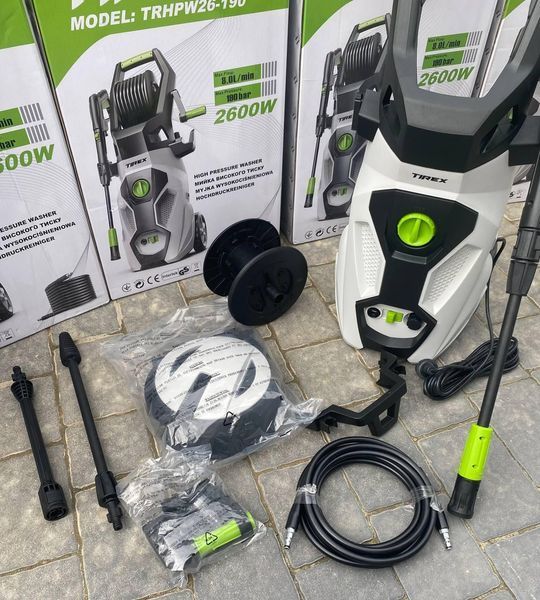 Мийка високого тиску Tirex TRHPW26-190 [190бар 2600 Вт 480 л. TRHPW26-190 фото