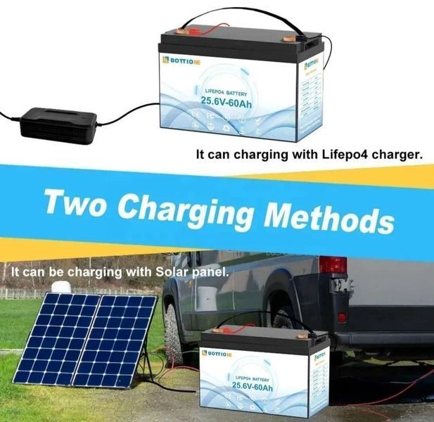 Аккумулятор Bottione LiFePO4 25.6V/60AH (1536W*h) (литий-железо-фосфатный аккумулятор для ИБП (UPS)) Bottione25.6 фото