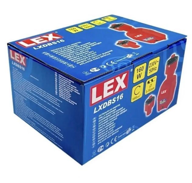 Машина для заточування свердел/ Верстак LEX LXDBS16 / у комплекті 2 адаптери/свердла 3-16 мм POLAND LXDBS16 фото