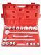 Набір ключів великих розмірів LEX LX21V 3/4", 19-50 мм, 6 граней, у кейсі LX21V фото 1