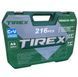 Набір ключів TIREX 216шт TRSS216-1051 (у металевому кейсі + металеві засувки) TRSS216-1051 фото 6