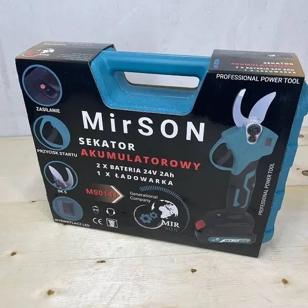 Секатор аккумуляторный Mirson MX0141 с цифровым дисплеем MS0141 фото